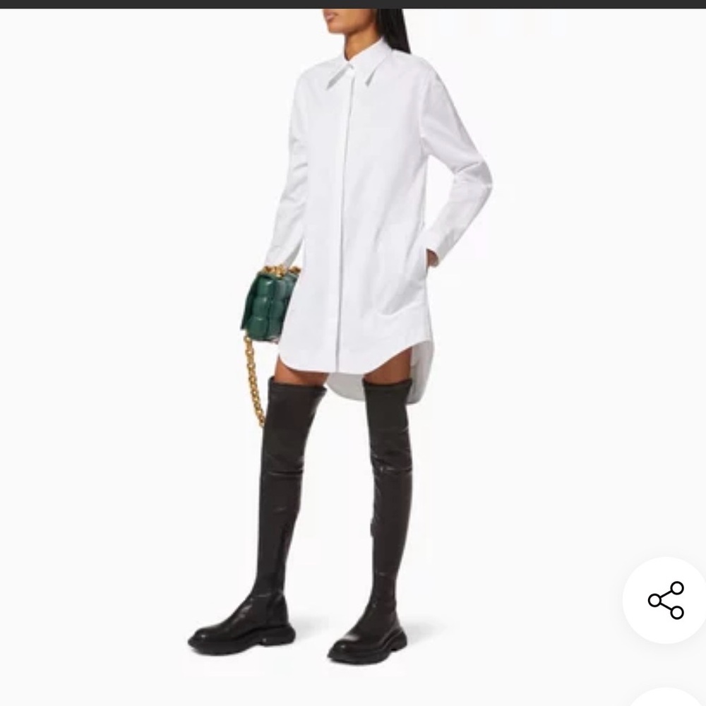 DION LEE
Harness Shirt Dress in Cotton Poplin